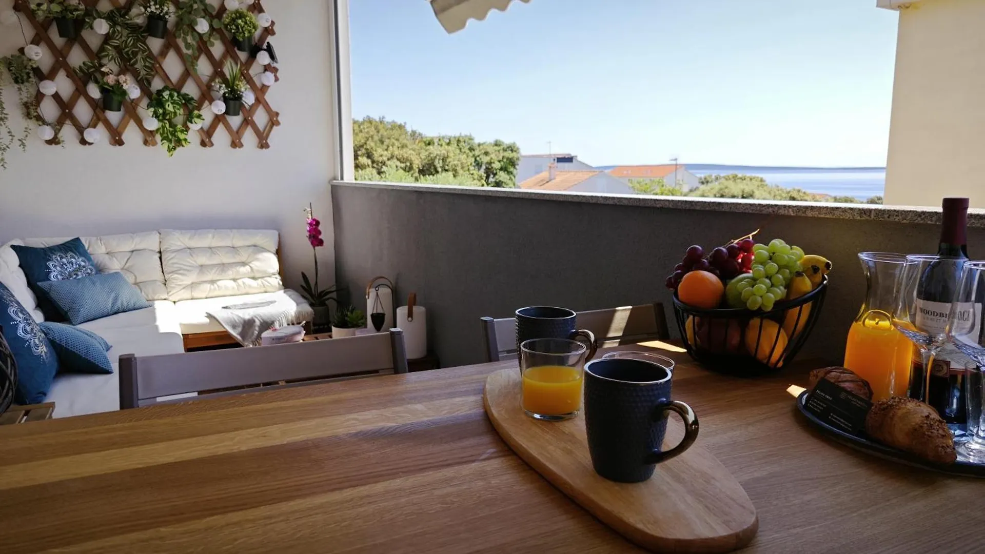 Apartment Relax Mandre 200M From The Beach Sea View